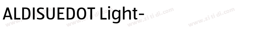 ALDISUEDOT Light字体转换